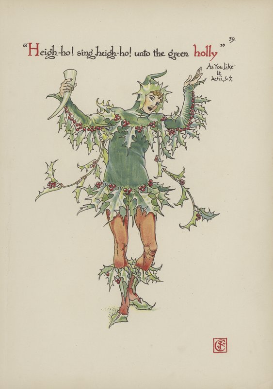 Blommor från Shakespeares trädgård av Walter Crane