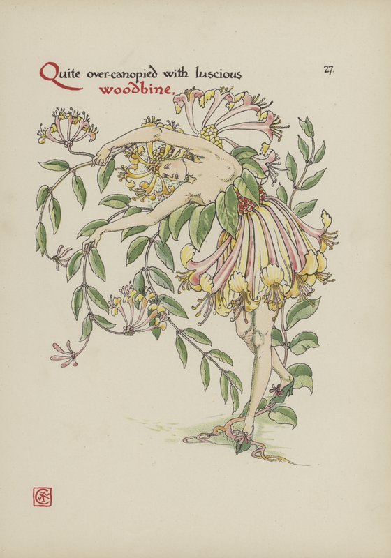 Blommor från Shakespeares trädgård av Walter Crane