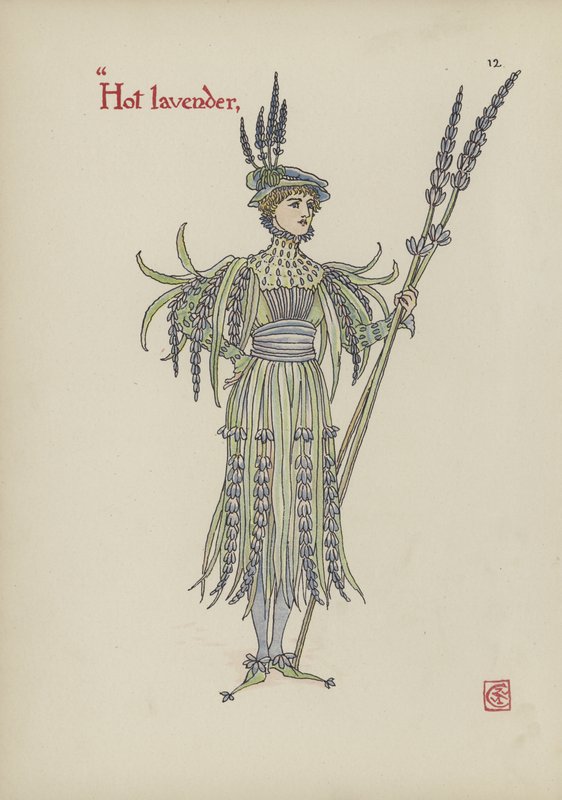Blommor från Shakespeares trädgård av Walter Crane