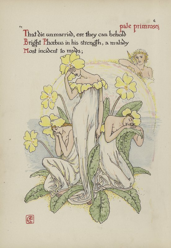 Blommor från Shakespeares trädgård av Walter Crane