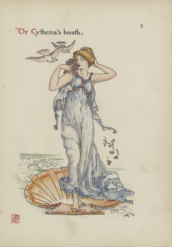 Blommor från Shakespeares trädgård av Walter Crane