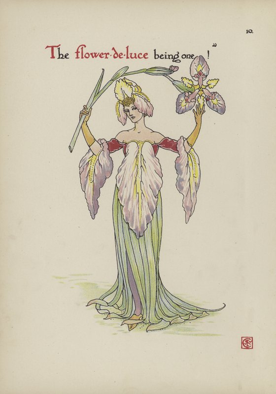 Blommor från Shakespeares trädgård av Walter Crane