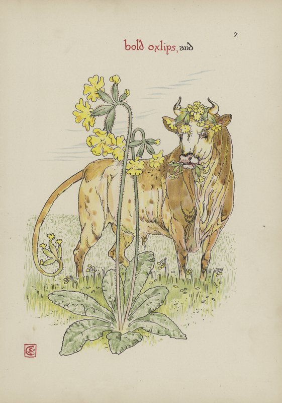 Blommor från Shakespeares trädgård av Walter Crane