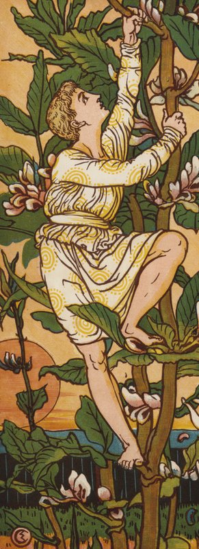 Jack och bönstjälken (färg litho) av Walter Crane