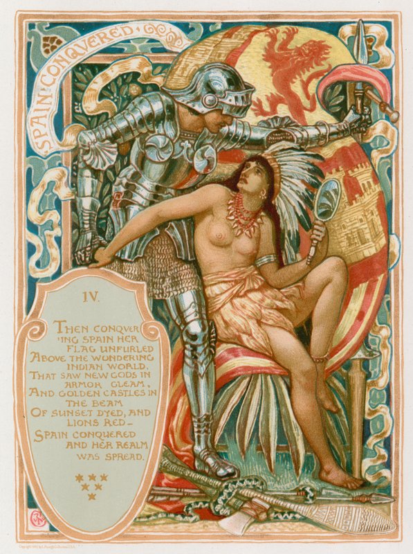 Spanien erövrat av Walter Crane