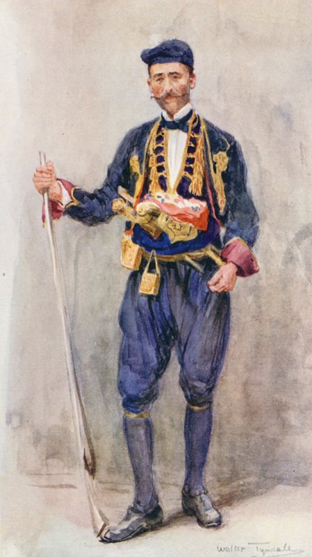 En medlem av "Marinarezza" (färglitografi) av Walter Frederick Roofe Tyndale