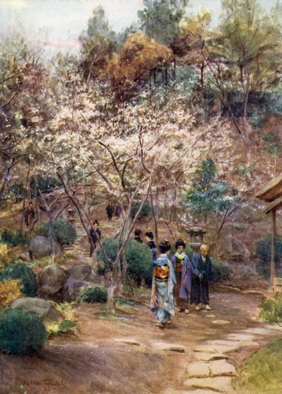 Plommonträd på Atami av Walter Frederick Roofe Tyndale