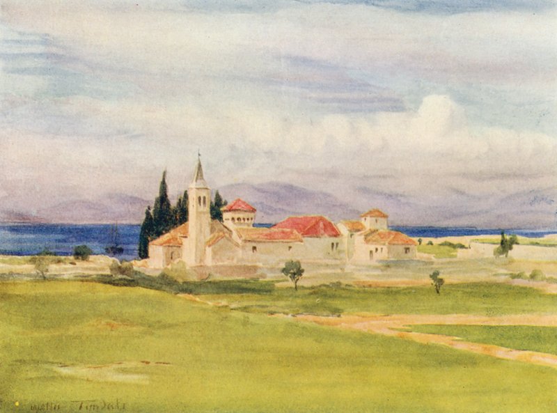 San Francesco, nära Spalato (färglitografi) av Walter Frederick Roofe Tyndale