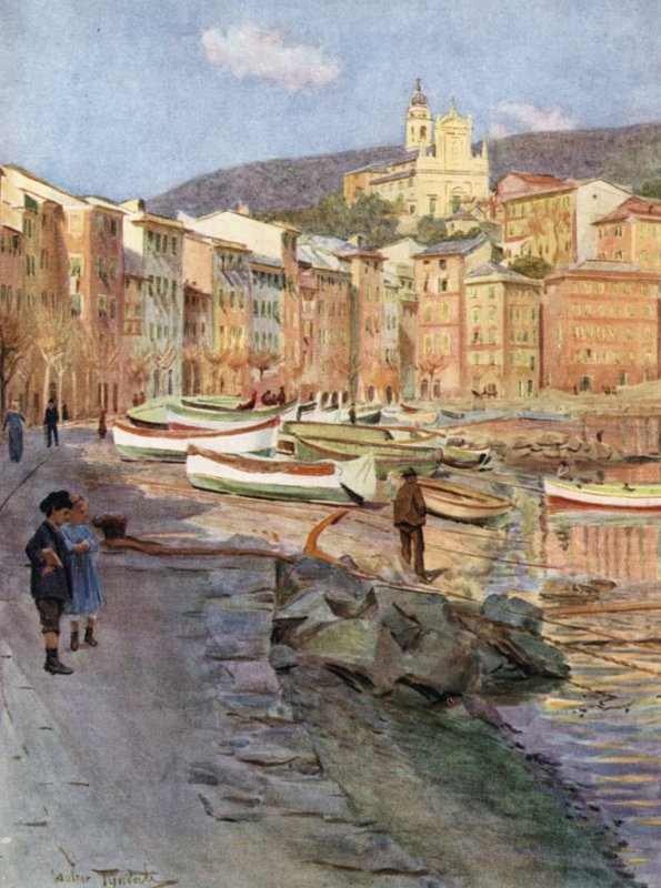 Santa Margherita Ligure, Italien av Walter Frederick Roofe Tyndale