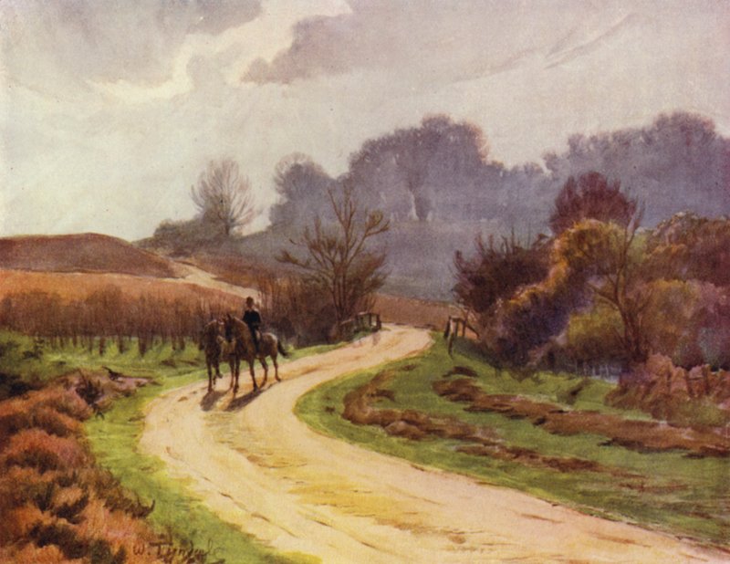 The New Forest: Beaulieu, Lyndhurst (färg litho) av Walter Frederick Roofe Tyndale
