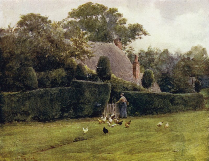 The New Forest: Stuga vid Emery Down av Walter Frederick Roofe Tyndale