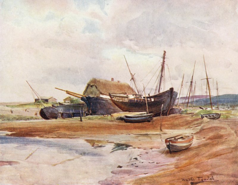 Wessex: A Wessex haven (färglitografi) av Walter Frederick Roofe Tyndale