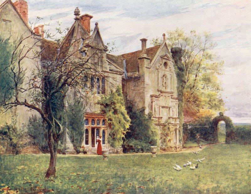 Wessex: Waterstone House, Dorset (färglitografi) av Walter Frederick Roofe Tyndale
