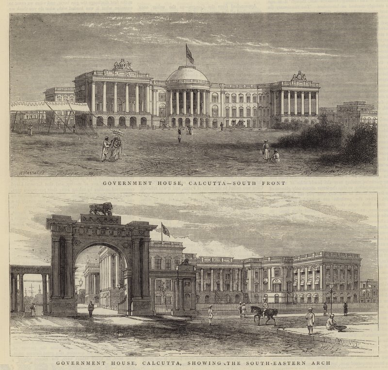 Regeringshuset, Calcutta av Walter Granville Smith