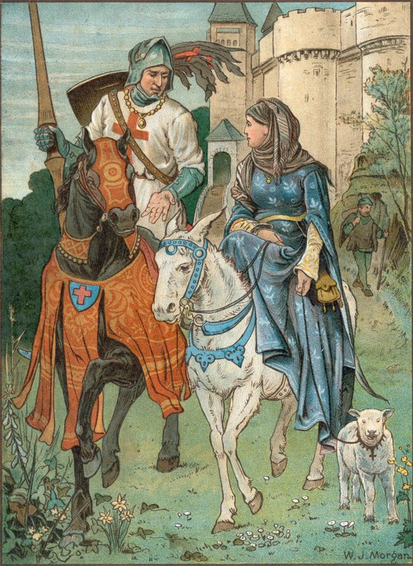 Una och Röda korsriddaren av Walter Jenks Morgan