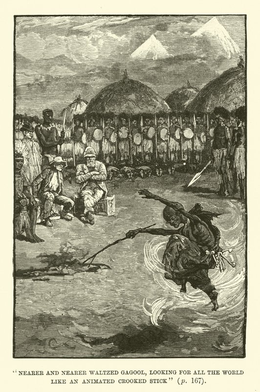 Illustration för King Solomons Mines av H Rider Haggard av Walter Paget