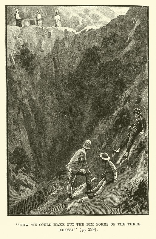 Illustration för King Solomons Mines av H Rider Haggard av Walter Paget