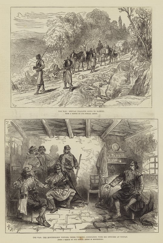 Rysk-turkiska kriget av Walter Paget