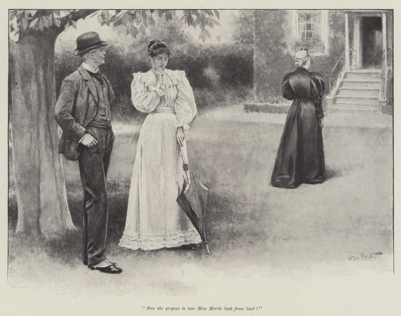 Det andra huset, av Henry James av Walter Paget