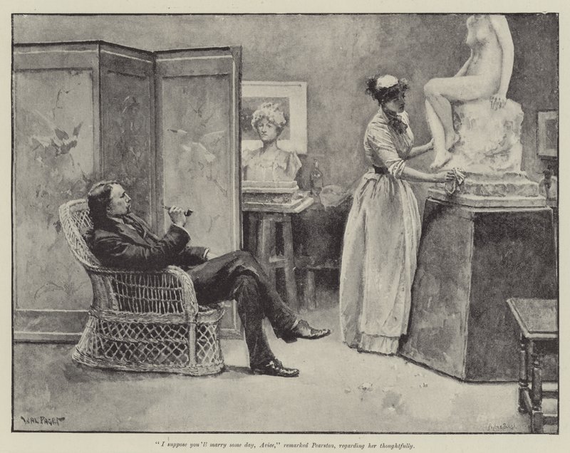 Jakten på den älskade, av Thomas Hardy av Walter Paget