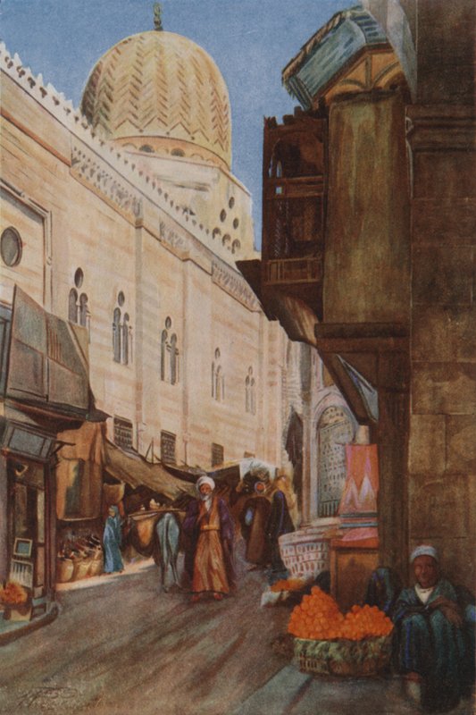 El Moaiyads kupol från Bab Zuweyleh, Damaskus av Walter Spencer Stanhope Tyrwhitt