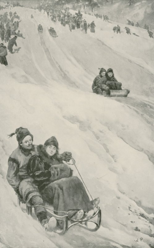 En kälkbacke i Kanada av Walter Stanley Paget