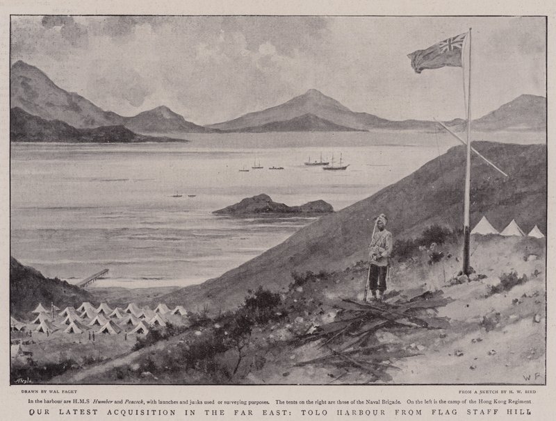 Vårt senaste förvärv i Fjärran Östern, Tolo Harbor från Flag Staff Hill av Walter Stanley Paget