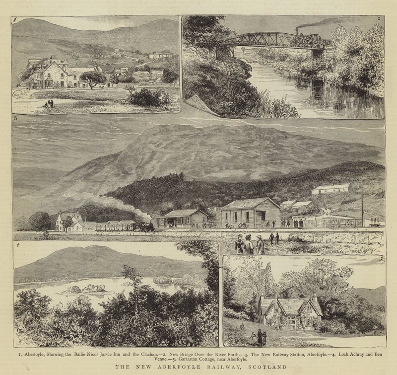 New Aberfoyle Railway, Skottland av Warry