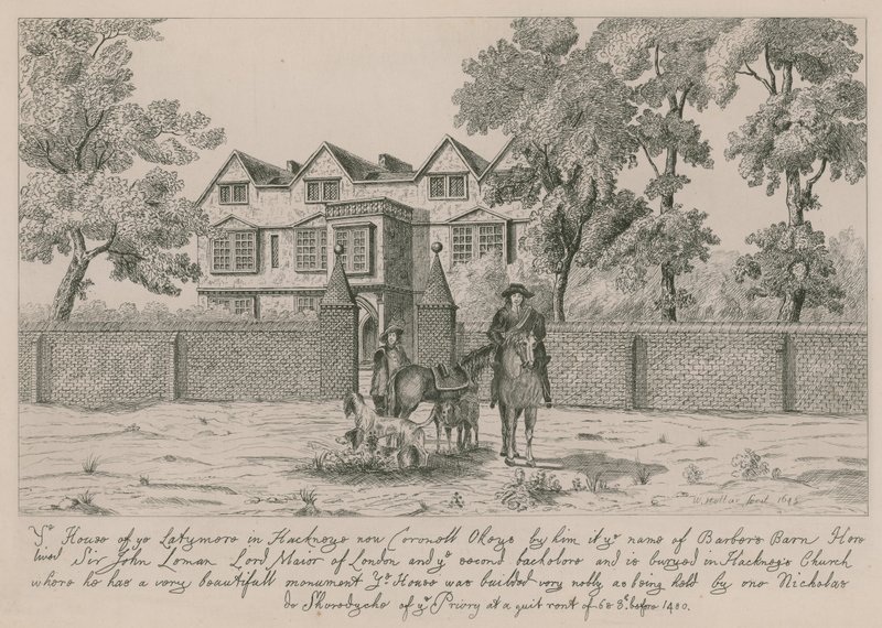 Latymeres hus i Hackney av Wenceslaus Hollar