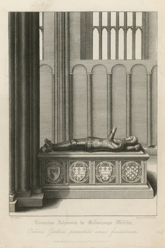 John Beauchamps grav av Wenceslaus Hollar