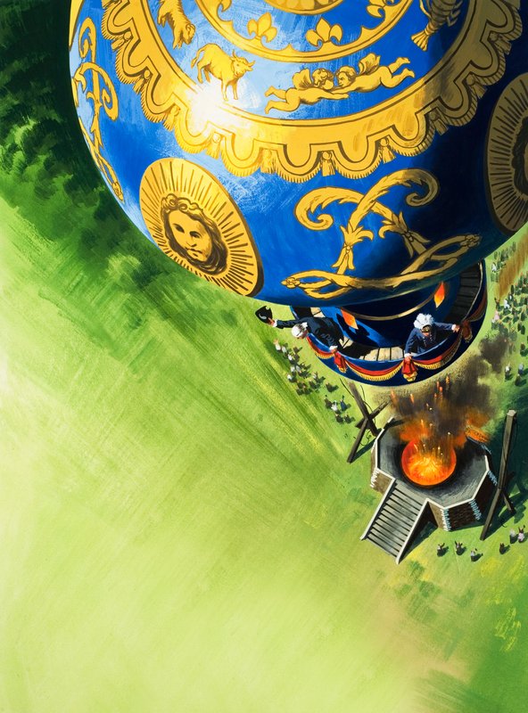 Uppstigning med ballong av Wilf (20th century) Hardy