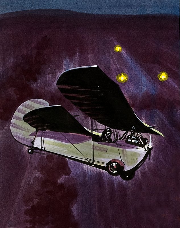 Henri Mignets uppfinning Pou de Ciel av Wilf (20th century) Hardy