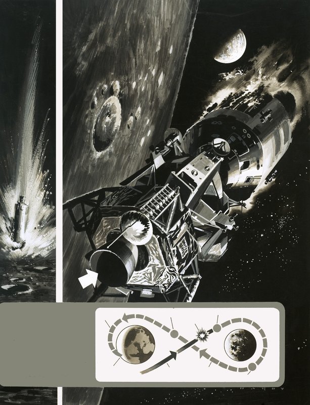 Apollo 13-uppdraget av Wilf (20th century) Hardy