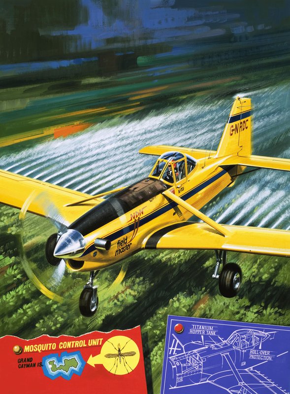 HDN Fieldmaster, ett lågvingat flygplan konstruerat för besprutning av grödor av Wilf (20th century) Hardy