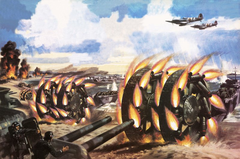 Den mäktiga Panjandrum, vapnet som inte fungerade av Wilf (20th century) Hardy