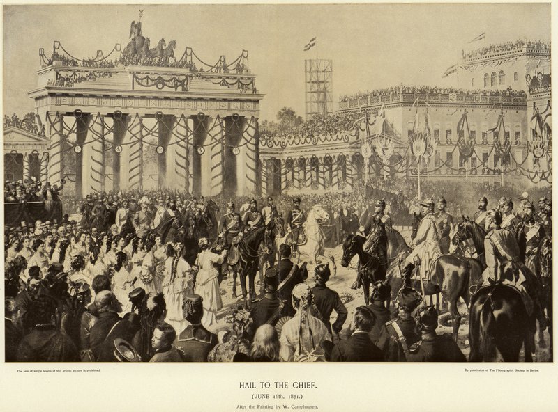 Otto von Bismarck i Berlin 1871 av Wilhelm Camphausen