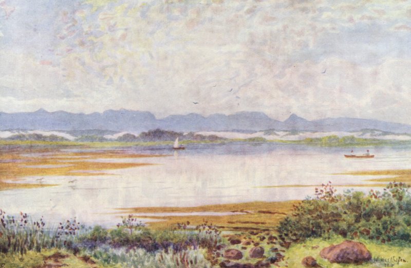 Vid Lakeside, mot sydost (färglitografi) av Wilhelm Westhofen