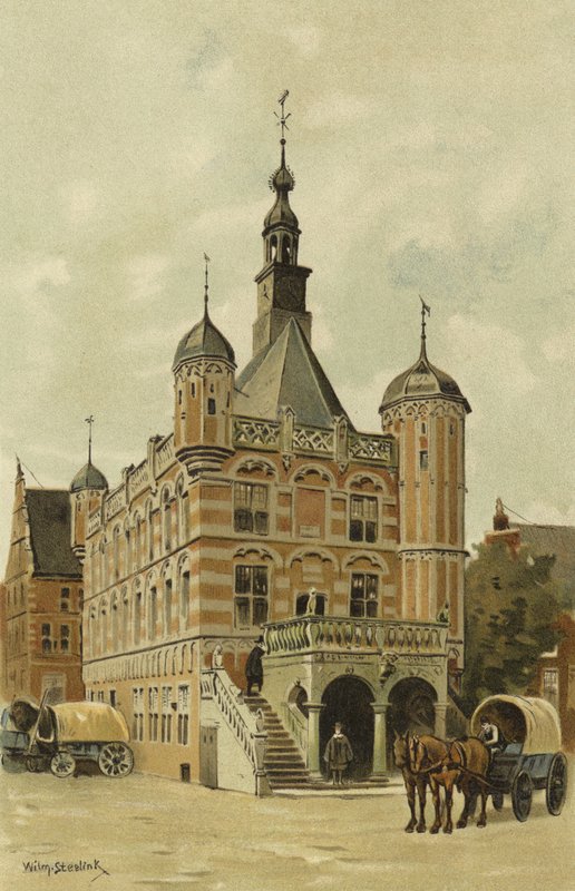 Waag (vägningshus), Deventer, Nederländerna, 1528 av Willem II Steelink