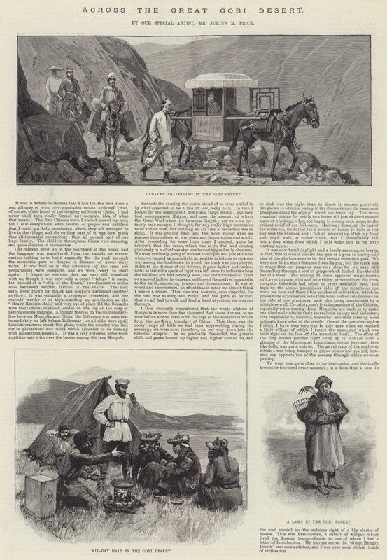 Genom den stora Gobiöknen av William Barnes Wollen