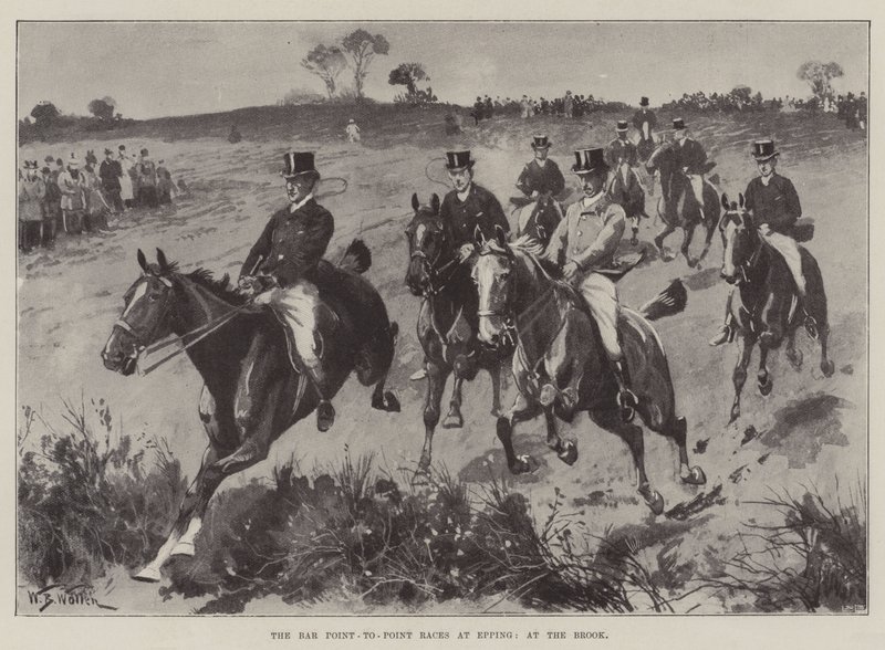 Bar Point-to-Point Races i Epping, vid Brook av William Barnes Wollen