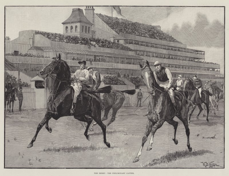 Derbyt, den preliminära galoppen av William Barnes Wollen