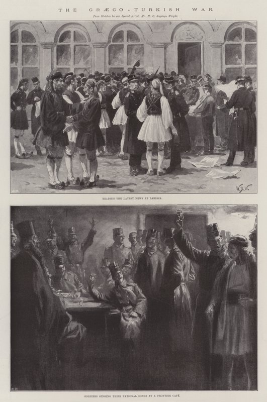 Grekisk-turkiska kriget av William Barnes Wollen