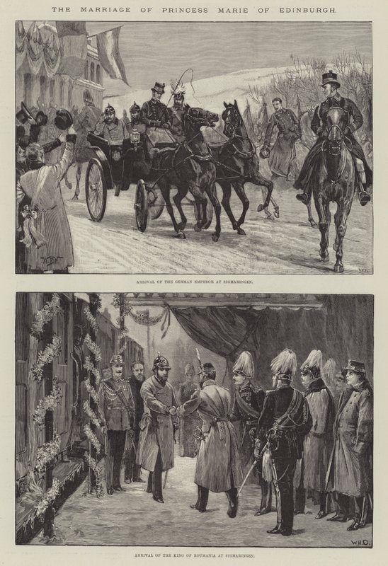 Prinsessan Marie av Edinburghs bröllop av William Barnes Wollen