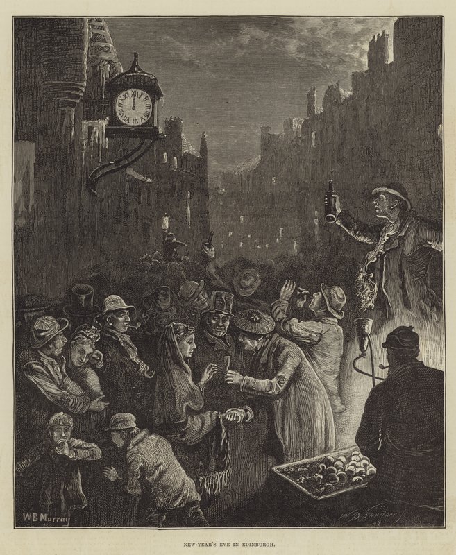 Nyårsafton i Edinburgh av William Bazett Murray