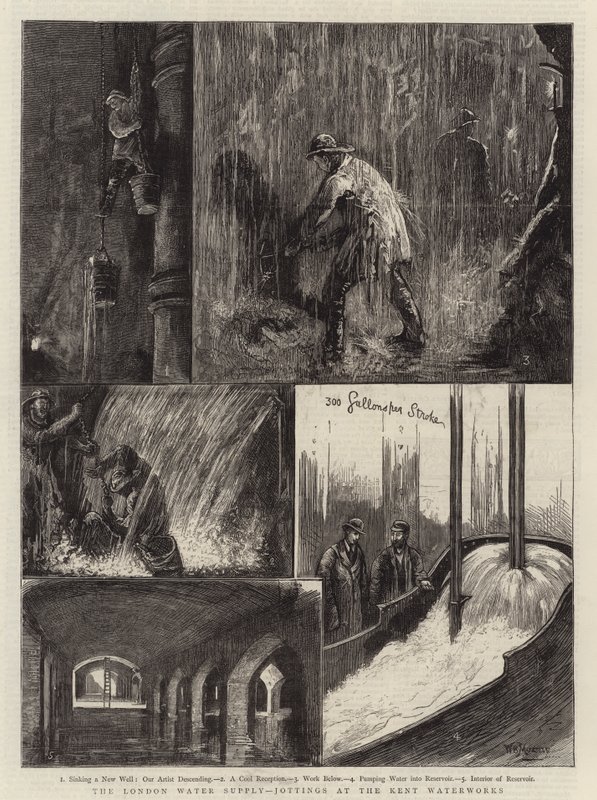 London Water Supply, anteckningar vid Kent Waterworks av William Bazett Murray