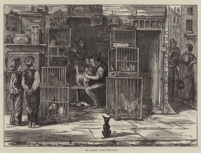 Morgontoaletten, Seven Dials av William Bazett Murray