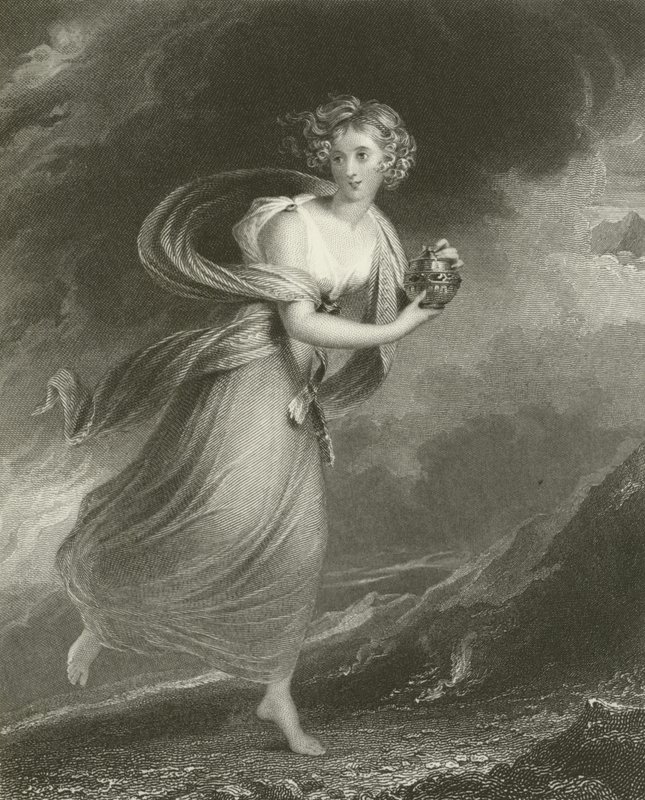 Psyche, återvänder från Plutos rike av William Beechey