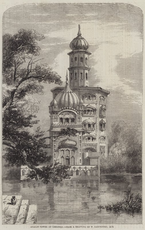 Akalis Tower i Umritzir av William Carpenter