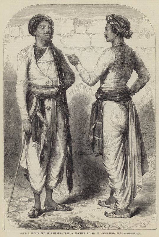 Bengal Sepoys ur uniform av William Carpenter