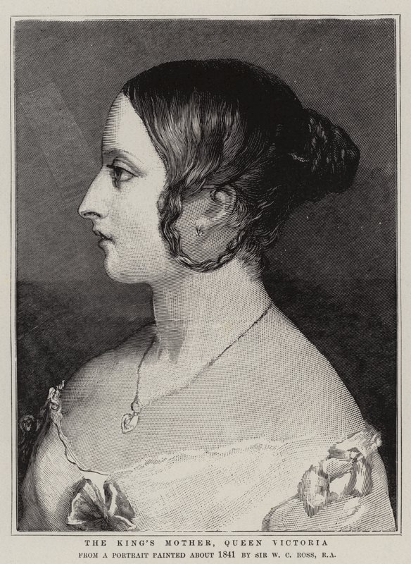 Konungens moder, drottning Victoria av William Charles Ross